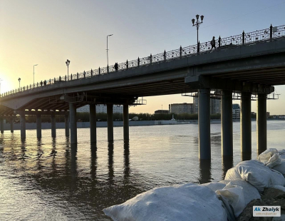 ​Оперативная сводка об уровне воды в реке Урал на 28 апреля