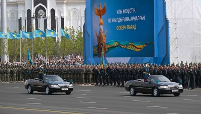 Парад в честь 80-летия Великой Победы состоялся в Астане