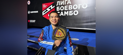 Военнослужащий Нацгвардии стал победителем юбилейного турнира Лиги боевого самбо в Москве