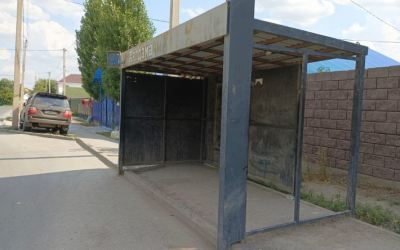 Народный репортёр. Остановка новая, а выглядит как бывшая в употреблении