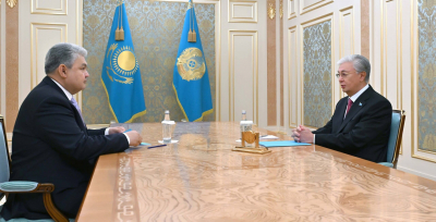 Токаев провел встречу с новым главой МИД Кошербаевым