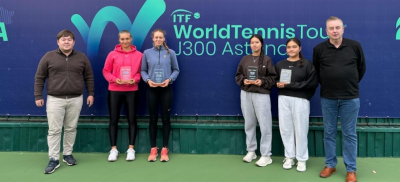 Определились победительницы юниорского турнира серии ITF Juniors J300 в Астане